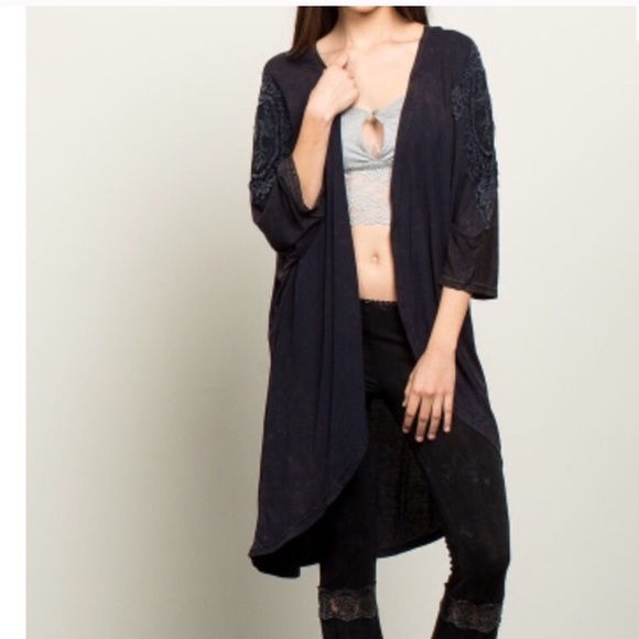 Lightweight mocha cocoon cardigan size large NEW - Picture 2 of 4